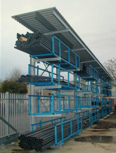 external racking system with canopies