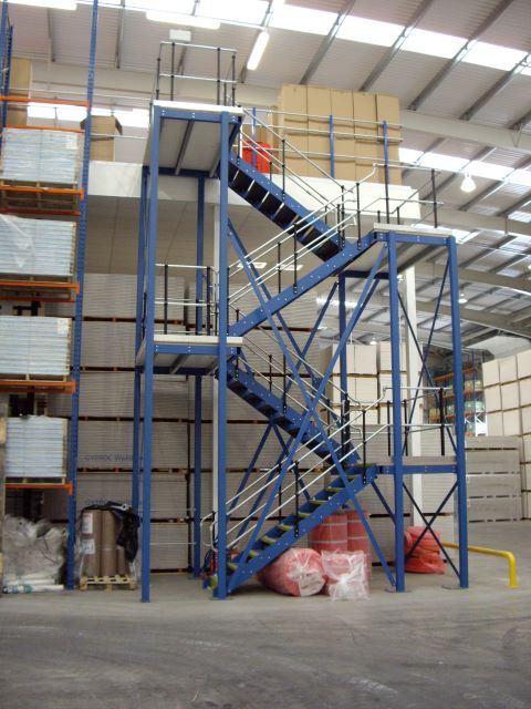 Wickens mezzanine floor and stairs